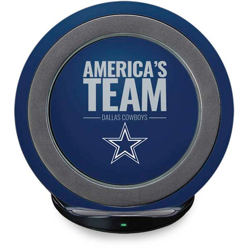 NFL Dallas Cowboys Team Motto Fast Charge Wireless Charging Stand Skin